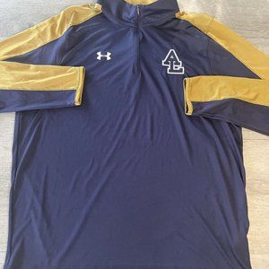 Under Armour HeatGear Men's Pullover Shirt 1/4 Zip Loose Long Sleeve 2XL NWT